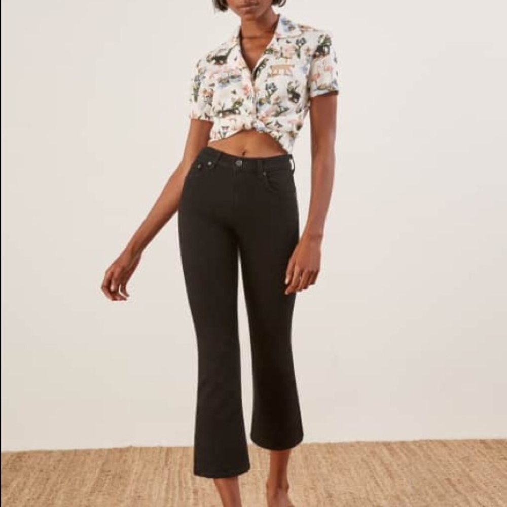 Reformation Cropped Flood Jean - new with tags!